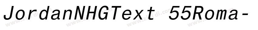 JordanNHGText 55Roma字体转换 JordanNHGText 55Roma字体转换